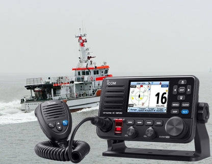 IC-M510 | Rádio VHF marítimo Classe D DSC integrado com controle