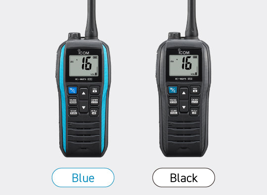 KIT 3 Unidades | IC-M25 | Rádio marítimo flutuante com modo eco e 14 horas de duração