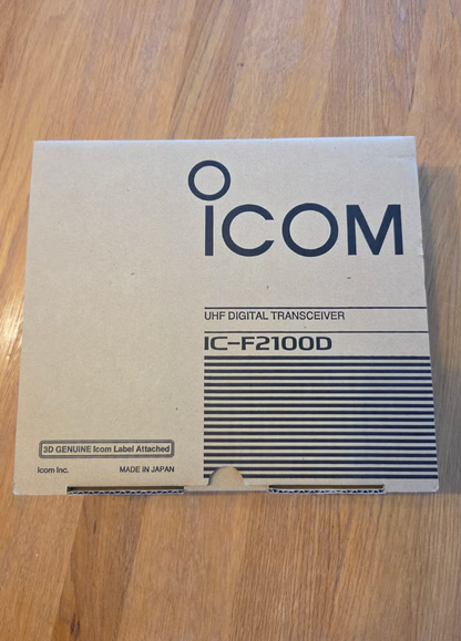 IC-F2100D | Rádio UHF Preto Icom F2100D