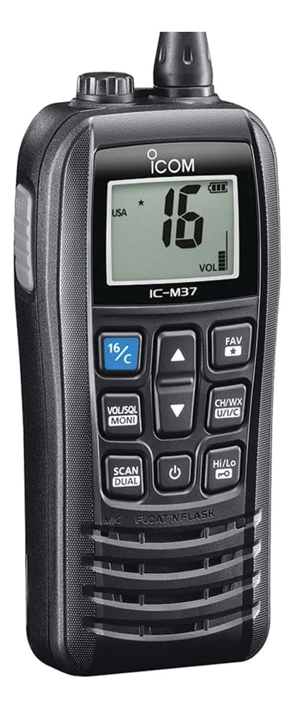 IC-M37 | Rádio VHF Marítimo flutuante de 6 watts