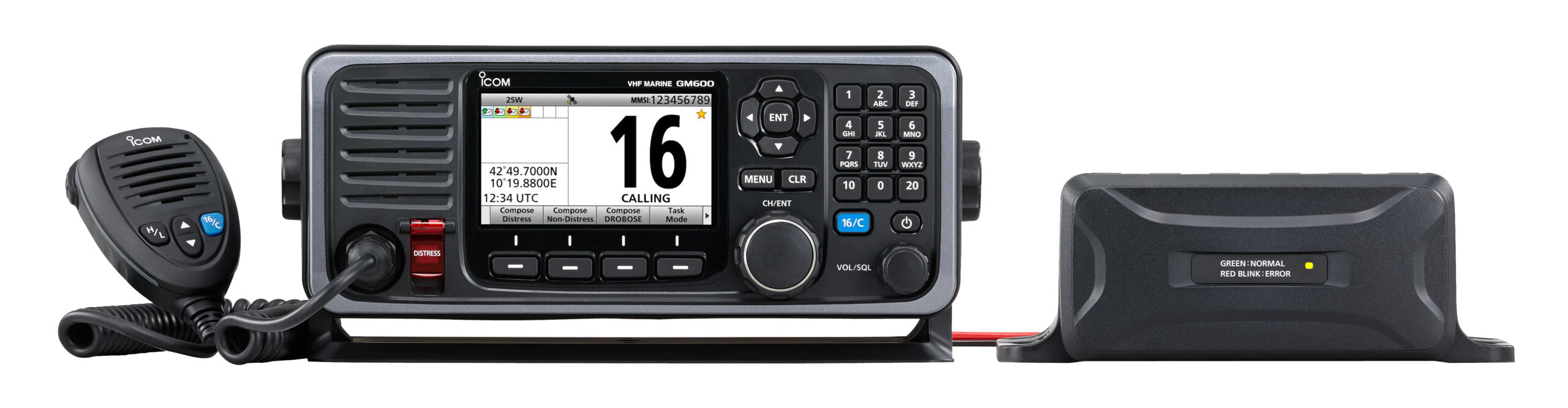 IC-GM600 | Rádio Gmdss Vhf Com Dsc
