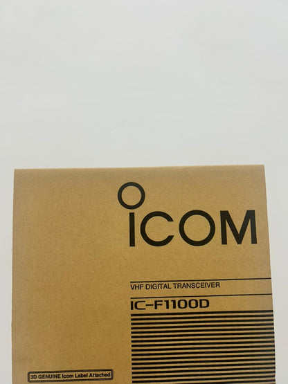 IC-F1100D | VHF Rádio Portátil | Preto