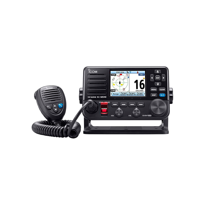 IC-M510 | Rádio VHF marítimo Classe D DSC integrado com controle